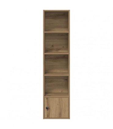 vidaXL Bookcase Artisan Oak 31x24x127 cm Engineered Wood