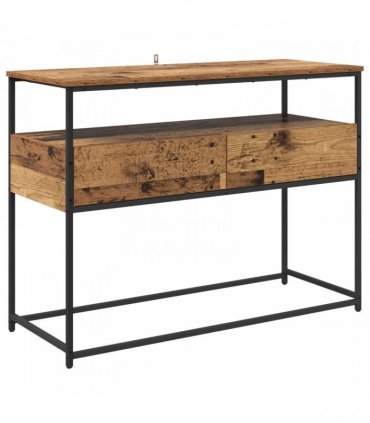 vidaXL Console Table Old Wood 100 x 40 x 75 cm Engineered Wood