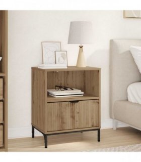 vidaXL Bedside Cabinet Artisan oak 49 x 36 x 61 cm Engineered wood