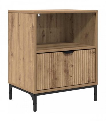 vidaXL Bedside Cabinet Artisan oak 49 x 36 x 61 cm Engineered wood