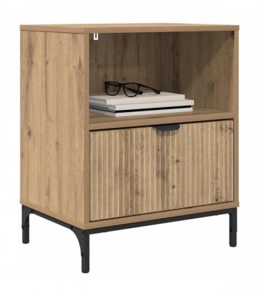 vidaXL Bedside Cabinet Artisan oak 49 x 36 x 61 cm Engineered wood
