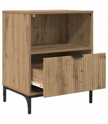 vidaXL Bedside Cabinet Artisan oak 49 x 36 x 61 cm Engineered wood