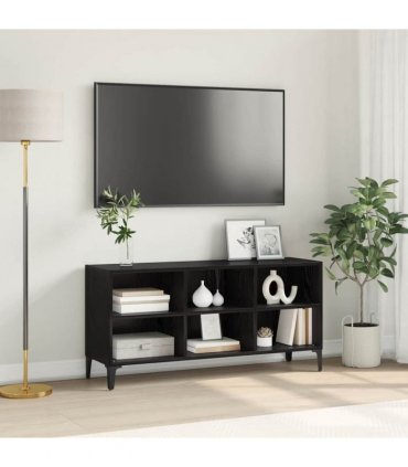 vidaXL TV Cabinet Set Black 103.5 x 30 x 50 cm Engineered Wood