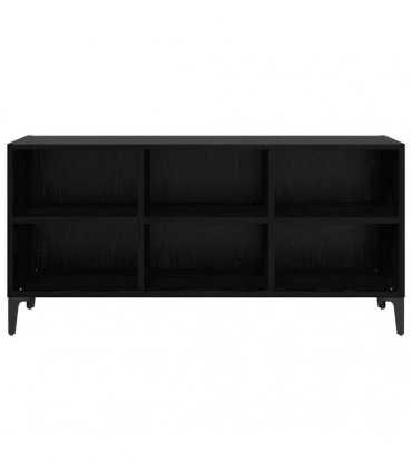 vidaXL TV Cabinet Set Black 103.5 x 30 x 50 cm Engineered Wood