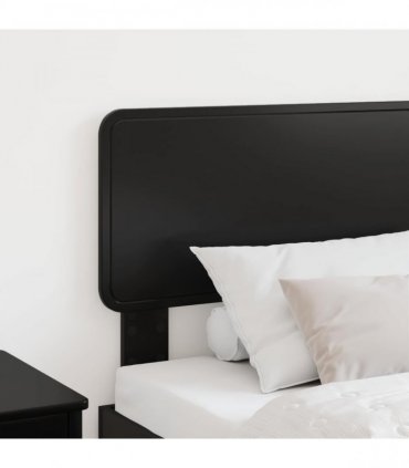 vidaXL Headboard Black Oak Engineered wood