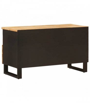 vidaXL TV Cabinet with Drawer Brown 80 x 33 x 46 cm Solid Mango Wood