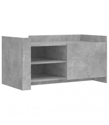 vidaXL Coffee Table Concrete Grey 100x50x50 cm Engineered Wood