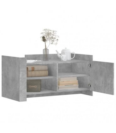 vidaXL Coffee Table Concrete Grey 100x50x50 cm Engineered Wood