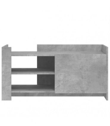 vidaXL Coffee Table Concrete Grey 100x50x50 cm Engineered Wood