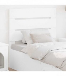 vidaXL Headboard White Engineered Wood