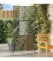 vidaXL Privacy Screen 100 x 50 x 180 cm Steel Olive Green