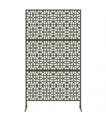 vidaXL Privacy Screen 100 x 50 x 180 cm Steel Olive Green