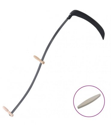 vidaXL Scythe with Grinding Stone 145 cm