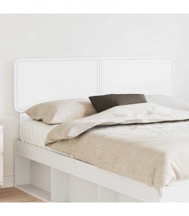 vidaXL Headboard White Engineered wood