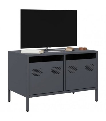 vidaXL TV Cabinet Anthracite 68x39x43.5 cm Cold-rolled Steel