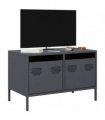 vidaXL TV Cabinet Anthracite 68x39x43.5 cm Cold-rolled Steel