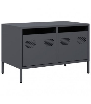 vidaXL TV Cabinet Anthracite 68x39x43.5 cm Cold-rolled Steel