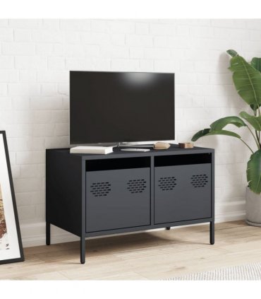 vidaXL TV Cabinet Anthracite 68x39x43.5 cm Cold-rolled Steel