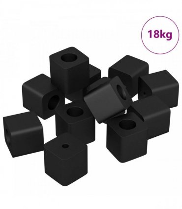 vidaXL Drawer Holder 6792 pcs Black 15 x 15 x 15mm PP Copolymer