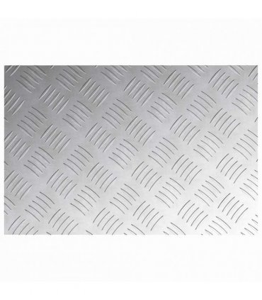 vidaXL Stair Tread Rectangular 4 pcs Silver 60 x 40 cm Aluminium