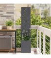 vidaXL Garden Privacy Screen Anthracite 32 x 140 cm Cold-rolled steel