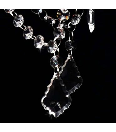 vidaXL Chandelier with 2800 Crystals E14