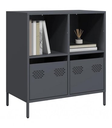 vidaXL Sideboard Anthracite 68x39x73.5 cm Cold-rolled Steel