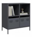 vidaXL Sideboard Anthracite 68x39x73.5 cm Cold-rolled Steel