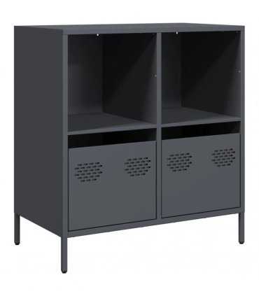 vidaXL Sideboard Anthracite 68x39x73.5 cm Cold-rolled Steel