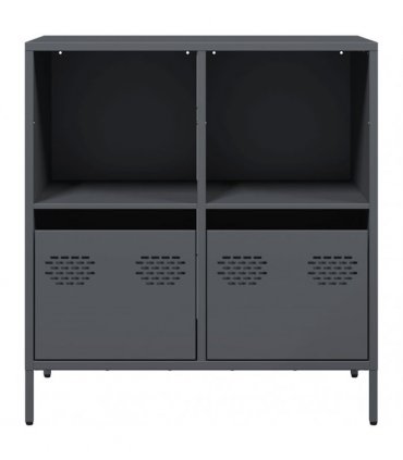 vidaXL Sideboard Anthracite 68x39x73.5 cm Cold-rolled Steel