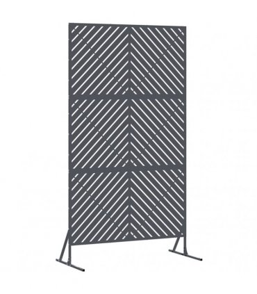 vidaXL Privacy Screen 100 x 50 x 180 cm Steel Anthracite