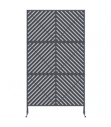 vidaXL Privacy Screen 100 x 50 x 180 cm Steel Anthracite