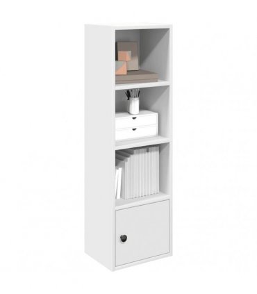 vidaXL Bookcase White 31x24x102 cm Engineered Wood