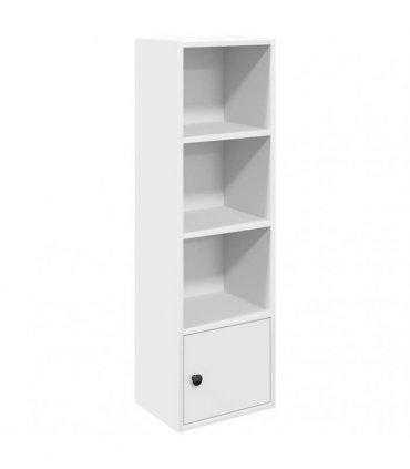 vidaXL Bookcase White 31x24x102 cm Engineered Wood