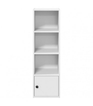 vidaXL Bookcase White 31x24x102 cm Engineered Wood