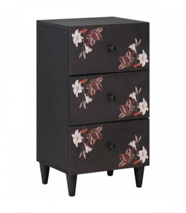 vidaXL Storage Cabinets Multicolour 40 x 33.5 x 75 cm Solid Mango Wood