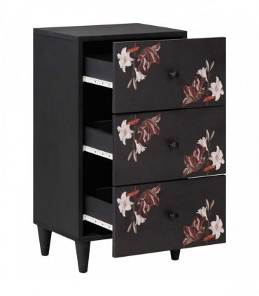 vidaXL Storage Cabinets Multicolour 40 x 33.5 x 75 cm Solid Mango Wood