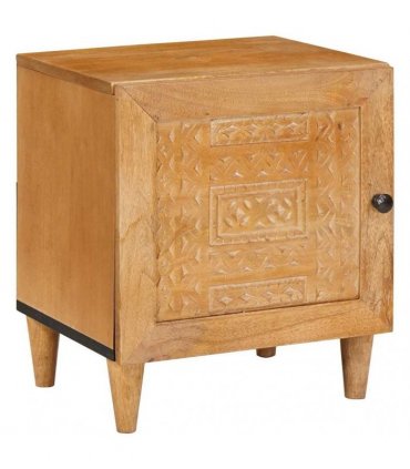 vidaXL Bedside Cabinet 2 pcs Light Brown 80 x 50 x 40 cm
