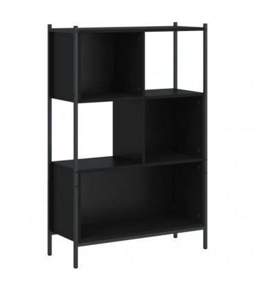 vidaXL Bookcase Black 72x28x109 cm Engineered Wood