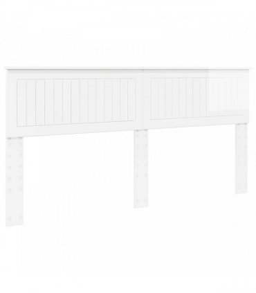 vidaXL Headboard Gloss White Engineered wood