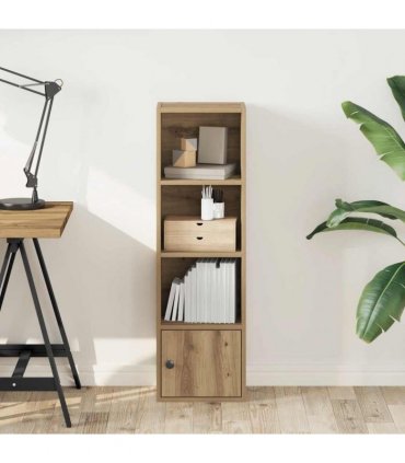 vidaXL Bookcase Artisan Oak 31x24x102 cm Engineered Wood