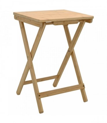 vidaXL Kitchen Table Folding Manual Natural 40 x 30 x 53.5 cm Bamboo