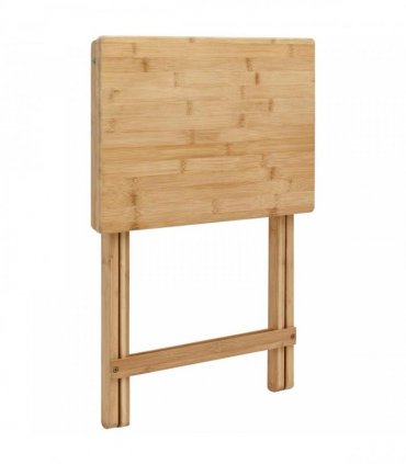 vidaXL Kitchen Table Folding Manual Natural 40 x 30 x 53.5 cm Bamboo