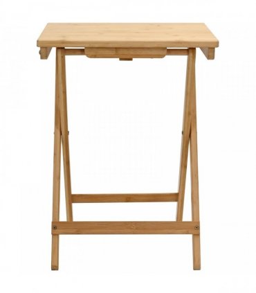 vidaXL Kitchen Table Folding Manual Natural 40 x 30 x 53.5 cm Bamboo