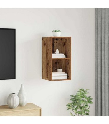 vidaXL TV Cabinet Set Old Wood 37 x 37 x 72 cm Engineered Wood