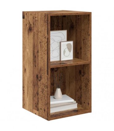 vidaXL TV Cabinet Set Old Wood 37 x 37 x 72 cm Engineered Wood