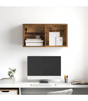 vidaXL TV Cabinet Set Old Wood 37 x 37 x 72 cm Engineered Wood