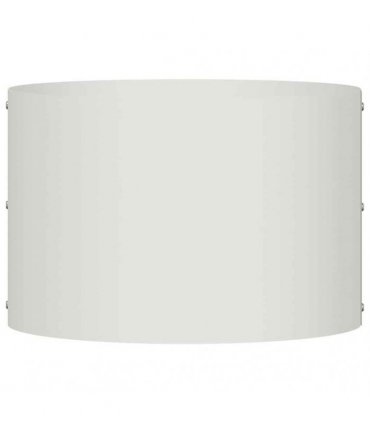 vidaXL Planter Ring White 30 x 30 x 20 cm Cold-rolled Steel