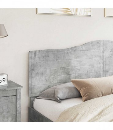 vidaXL Headboard Concrete Grey Engineered wood