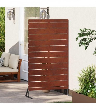 vidaXL Privacy Screen 100 x 50 x 180 cm Weathering Steel Rusty